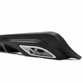 Chevrolet Kalos Egzoz Görünümlü Universal Arka Tampon Eki - Difüzör (Plastik)